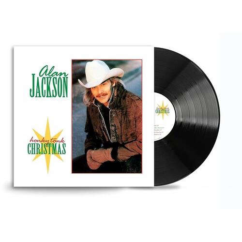 White vinyl record sleeve featuring a photo of a man in a cowboy hat and brown jacket