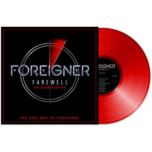 FAREWELL - The Very Best of Foreigner (Hot Blooded Edition) - Limited Edition Vinyl LP (Red)
