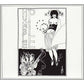 Black and white illustrated album cover featuring a woman in a corset and a figure playing a stringe