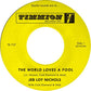 The World Loves a Fool/Not There Yet - 7-Inch Single