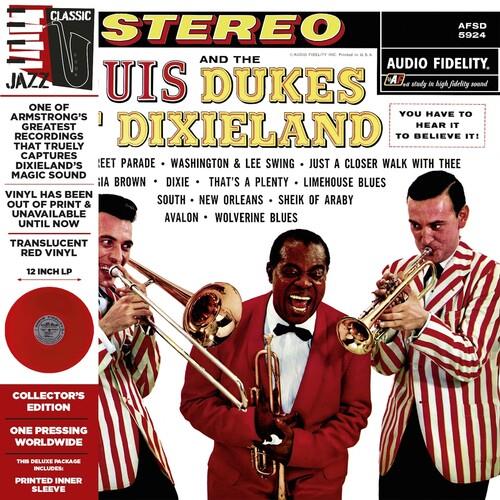 Louis Armstrong and the Dukes of Dixieland - Deluxe Edition Vinyl LP (Red)