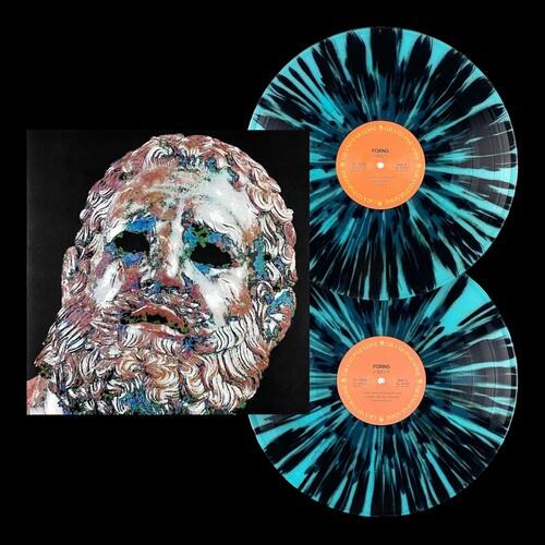 Foxing - Ice Blue with Black Splatter - Vinyl LP