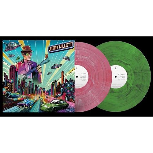 Jimmy Villotti - Pink & Green Marble Vinyl - Vinyl LP (Pink/Green)