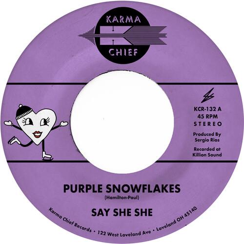 Purple Snowflakes / This Wintertime - Purple/Red - 7-Inch Single