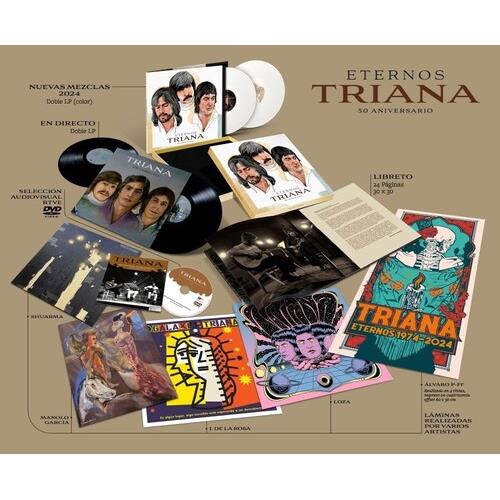 Eternos Triana - 4LP+DVD Box Set W/ 4 Prints & Poster - Vinyl LP