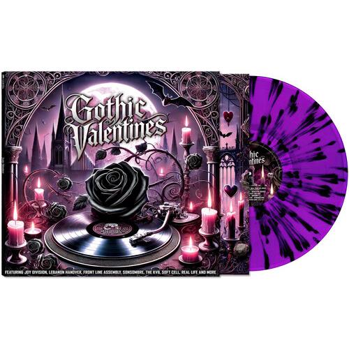Gothic Valentines (Various Artists) - Limited Edition Vinyl LP (Purple/Black)