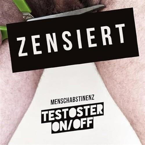 Testoster On/Off - White & Red Marble Vinyl - Vinyl LP (White/Red)