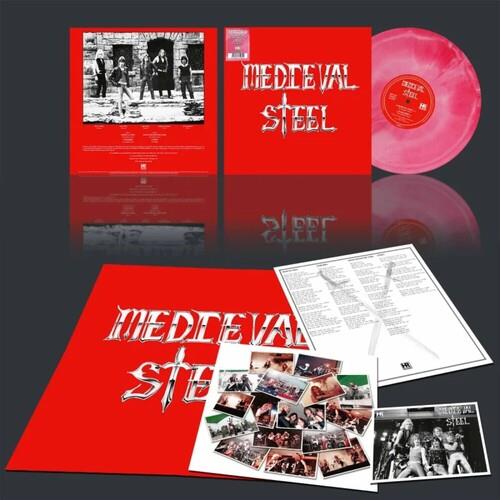 Medieval Steel - Red / White Galaxy - Vinyl LP