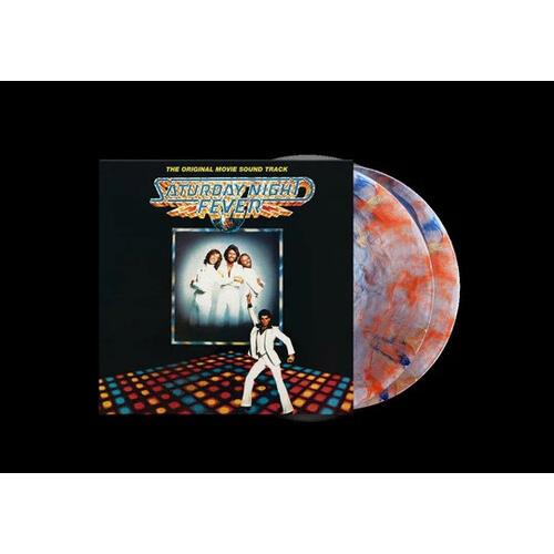 Saturday Night Fever (Original Soundtrack) - Limited Red, Orange & Blue Marble Colored Vinyl - Limited Edition Vinyl LP (Red/Orange/Blue)