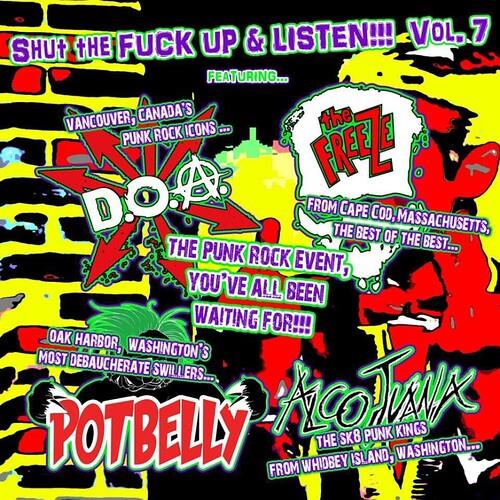 Shut The Fuck Up & Listen!!! V. 7 (Various Artists) - 7-Inch Single (White)