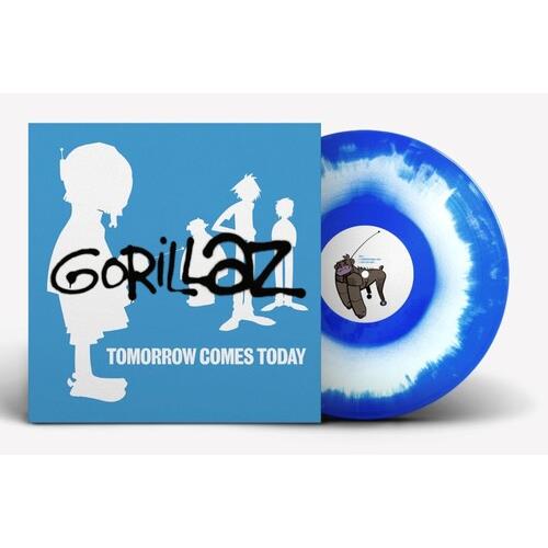 Tomorrow Comes Today EP (white and blue colour-in-colour) - Vinyl LP (White/Blue)
