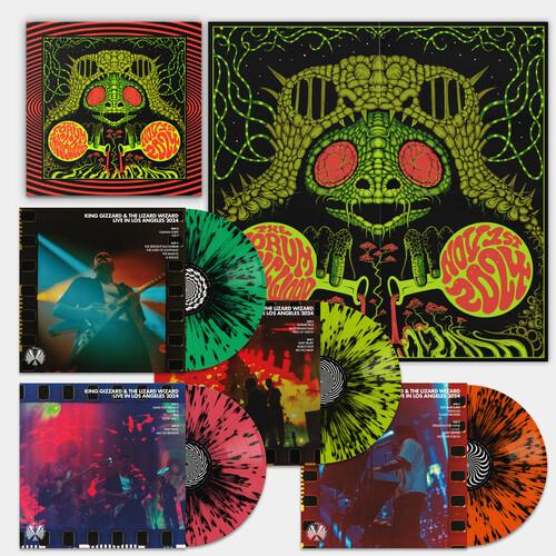 King Gizzard - Live in Los Angeles '24 (4LP Splatter Vinyl Box Set) - Vinyl LP