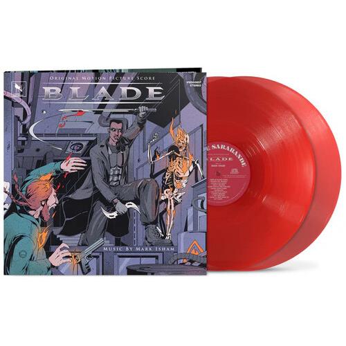 Blade (Original Soundtrack) - Deluxe Translucent Ruby Colored Vinyl - Deluxe Edition Vinyl LP (Red)