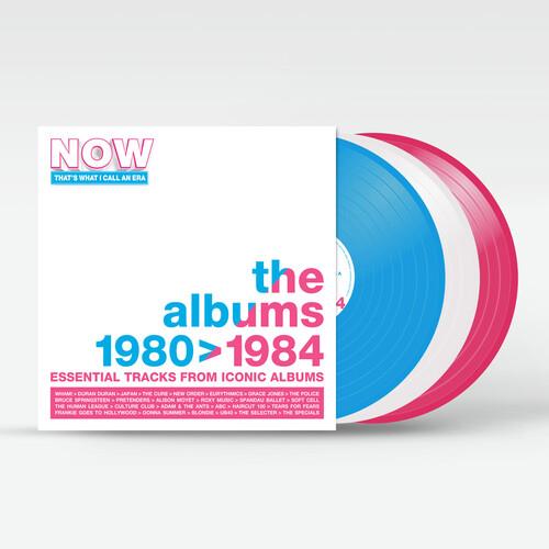 Now That's What I Call An Era: The Albums 1980-1984 / Various - White, Pink & Blue Colored Vinyl - Vinyl LP (White/Pink/Blue)