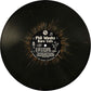 Black vinyl record with a center label featuring white text and a small dancing figure graphic