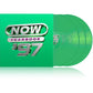Green colored vinyl LP set with a matching green sleeve featuring silver and purple text