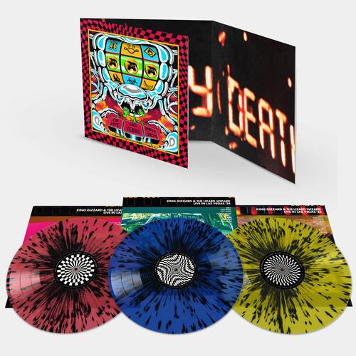 King Gizzard - Live In Las Vegas '24 - Vinyl LP (Yellow/Blue/Red)