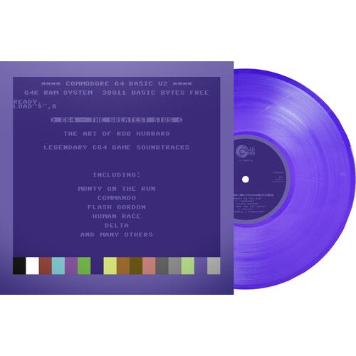 C64 Greatest Sids: The Art Of Rob Hubbard - Limited To 100 Handnumbered Edition (Purple Vinyl) - Limited Edition Vinyl LP (Purple)