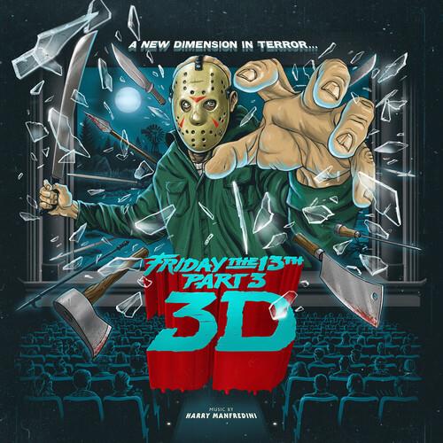 Friday The 13th Part III (Original Soundtrack) - Vinyl LP (Red/Blue)