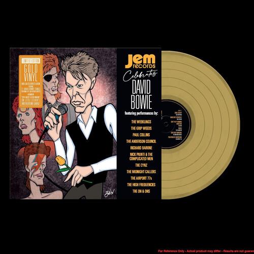 Jem Records Celebrates David Bowie (Various Artists) - Vinyl LP (Gold)