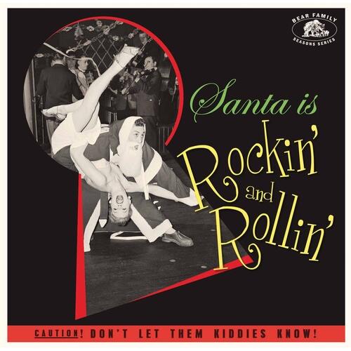 Santa Is Rockin' And Rollin' (Various Artists) - Vinyl LP (Red)