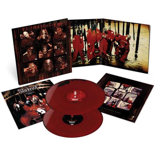 Slipknot - Red & Black Marble Colored Vinyl - Vinyl LP (Black/Red)