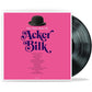 Pink vinyl record sleeve with a black bowler hat graphic and purple typography