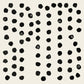 Cream vinyl record sleeve with scattered black dots and white letters