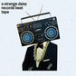 Illustration of a black boombox with a gold chain and tuxedo