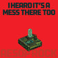I Heard It's a Mess There Too - Red - Vinyl LP (Red)