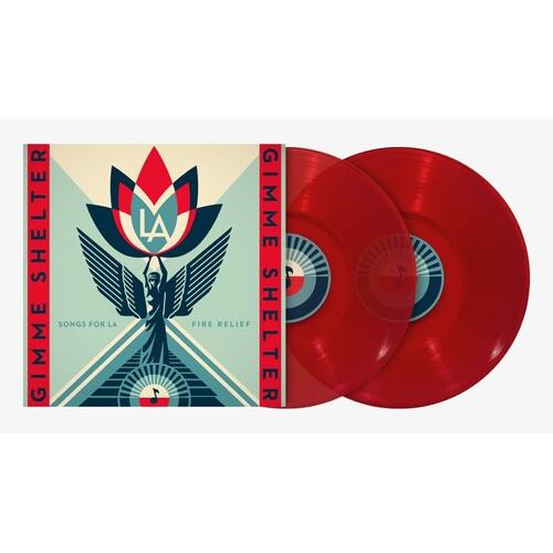 Gimme Shelter: Songs For La Fire Relief (RED 2xLP) - Vinyl LP (Red)