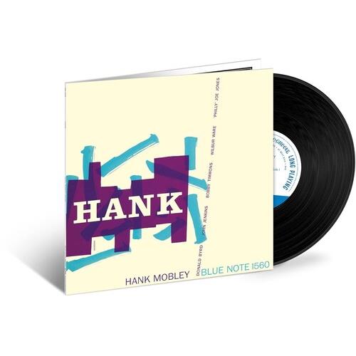Cream gatefold sleeve with purple and teal graphic design and black vinyl record