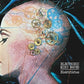 Profile of a woman's head with golden gears and blue circuitry overlaid on a cracked background