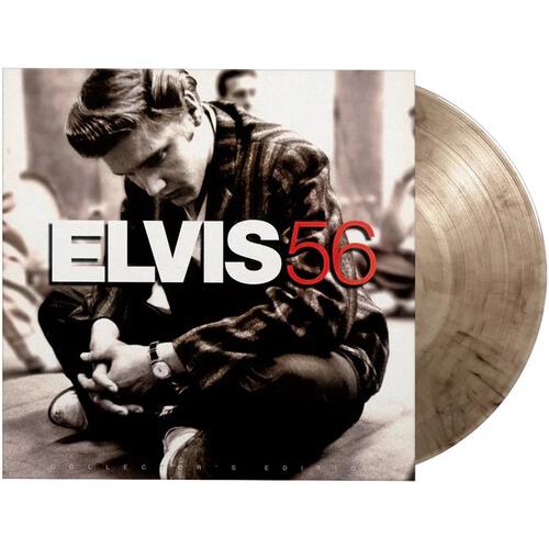 Elvis 56 - Limited 180-Gram Crystal Clear & Black Marble Colored Vinyl - Limited Edition Vinyl LP 180 Gram (Black)