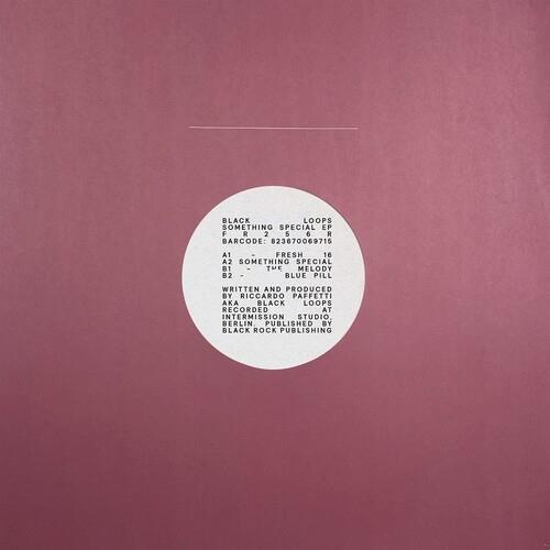 Maroon vinyl record with white center label and black text