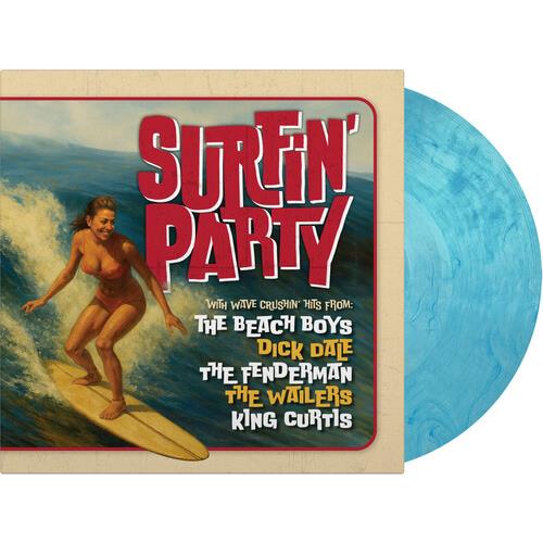 Surfin Party / Various - Ltd 180gm Crystal Clear & Blue Vinyl - Limited Edition Vinyl LP 180 Gram (Blue)