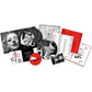 Black and white vinyl LP with red and white printed inserts and lyric sheets