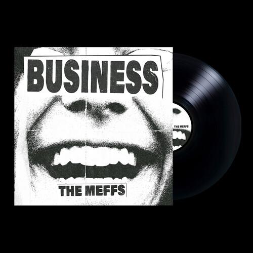 Black and white vinyl record sleeve featuring a close-up of a mouth with bold text