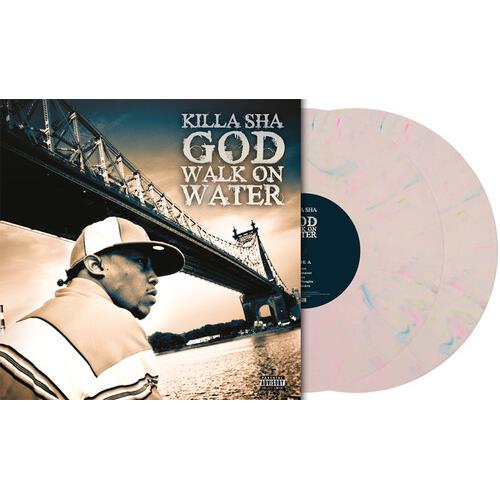 God Walk On Water - Rose Multicolour Marble Vinyl - Vinyl LP (Pink)