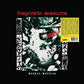 Black vinyl LP cover with abstract green and white artwork and red text