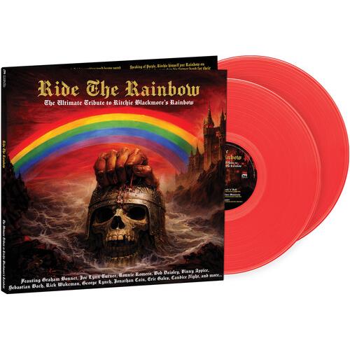 Ride The Rainbow: The Ultimate Tribute To Ritchie Blackmore's Rainbow (Various Artists) - Limited Edition Vinyl LP (Red) - PRE-ORDER