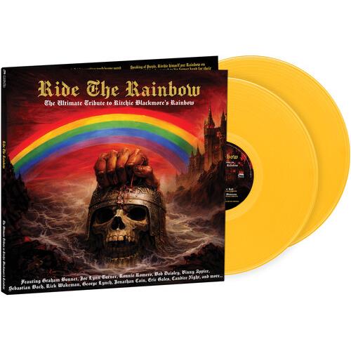 Ride The Rainbow: The Ultimate Tribute To Ritchie Blackmore's Rainbow (Various Artists) - Limited Edition Vinyl LP (Yellow) - PRE-ORDER