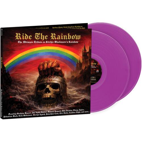 Ride The Rainbow: The Ultimate Tribute To Ritchie Blackmore's Rainbow (Various Artists) - Limited Edition Vinyl LP (Violet) - PRE-ORDER