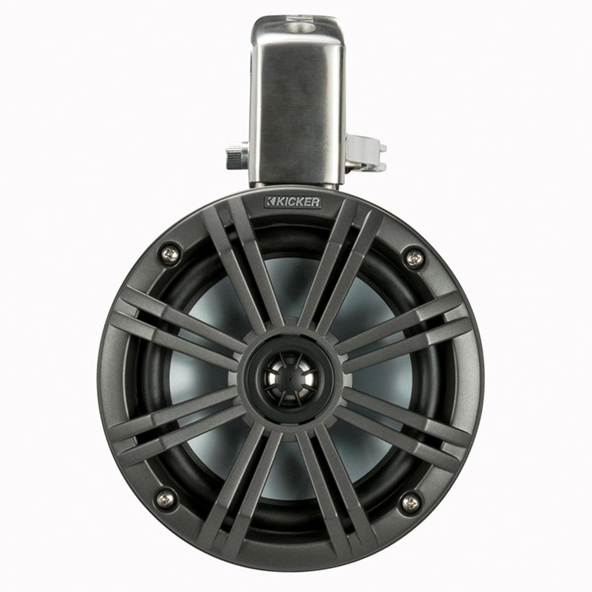 Kicker 45KMTC65 6-1/2" Marine Coaxial Tower System - Pair (Charcoal)