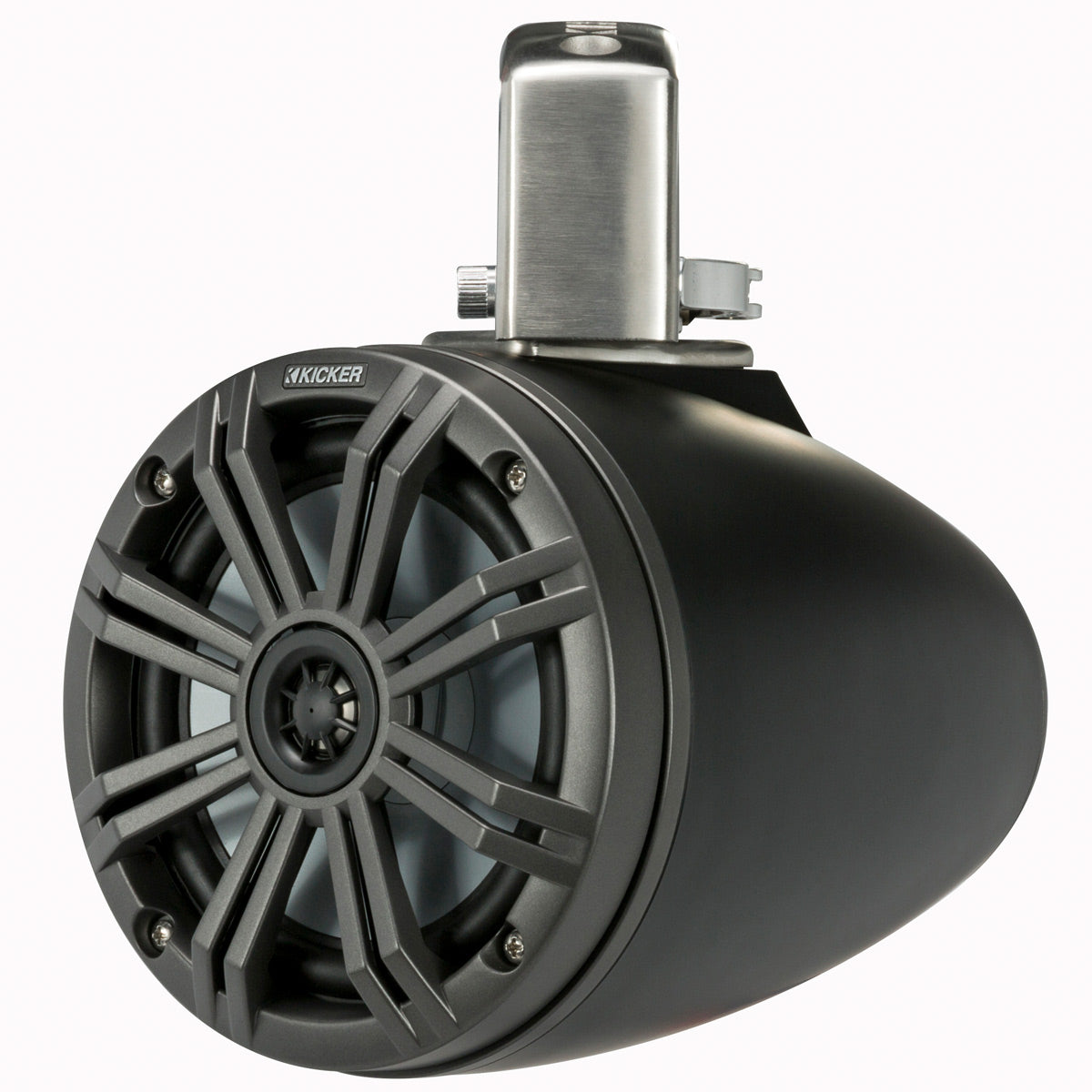 Kicker 45KMTC65 6-1/2" Marine Coaxial Tower System - Pair (Charcoal)