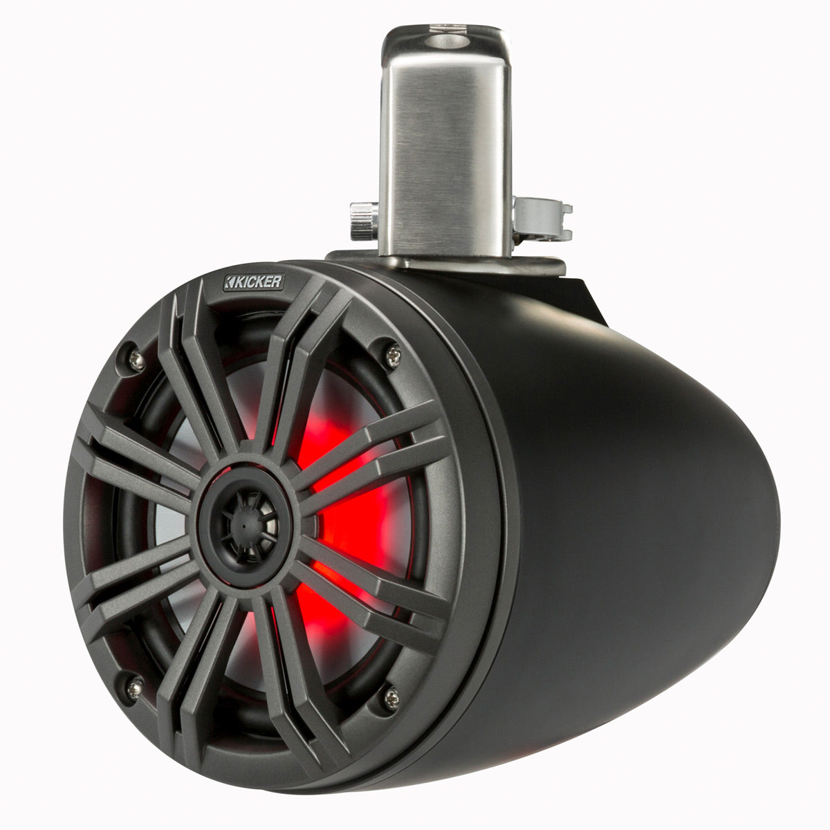 Kicker 45KMTC65 6-1/2" Marine Coaxial Tower System - Pair (Charcoal)