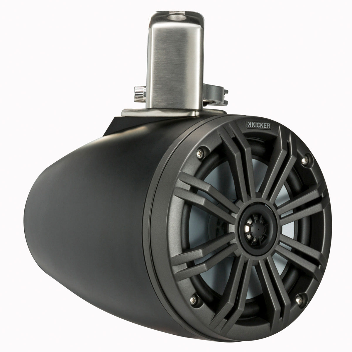 Kicker 45KMTC65 6-1/2" Marine Coaxial Tower System - Pair (Charcoal)