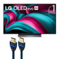 LG LG OLED48C5PUA 48 Inch 4K OLED evo C5 Smart TV with AudioQuest SKY 3m HDMI Cable