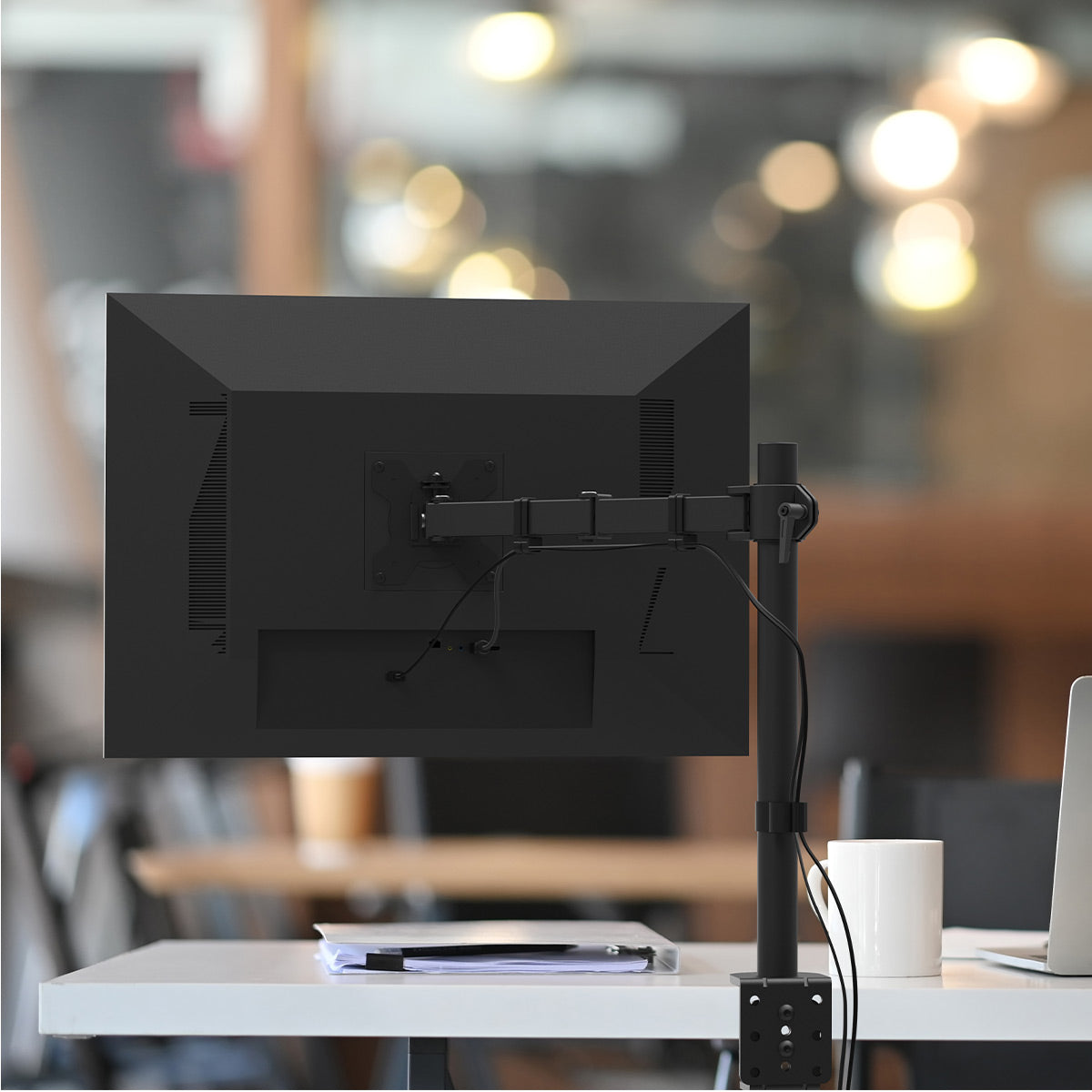 Kanto DML1000 Fully Adjustable Single Arm Desktop Monitor Mount