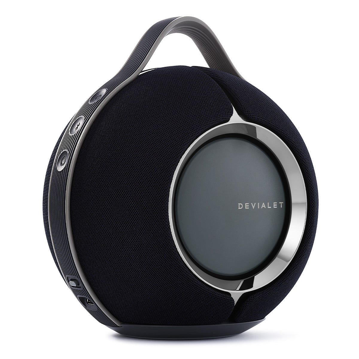 Devialet Mania Portable Bluetooth Smart Speaker (Deep Black) with Cocoon Felt Carrying Case